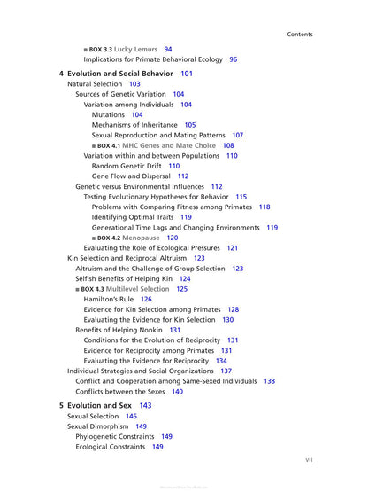 Primate Behavioral Ecology 5th Edition