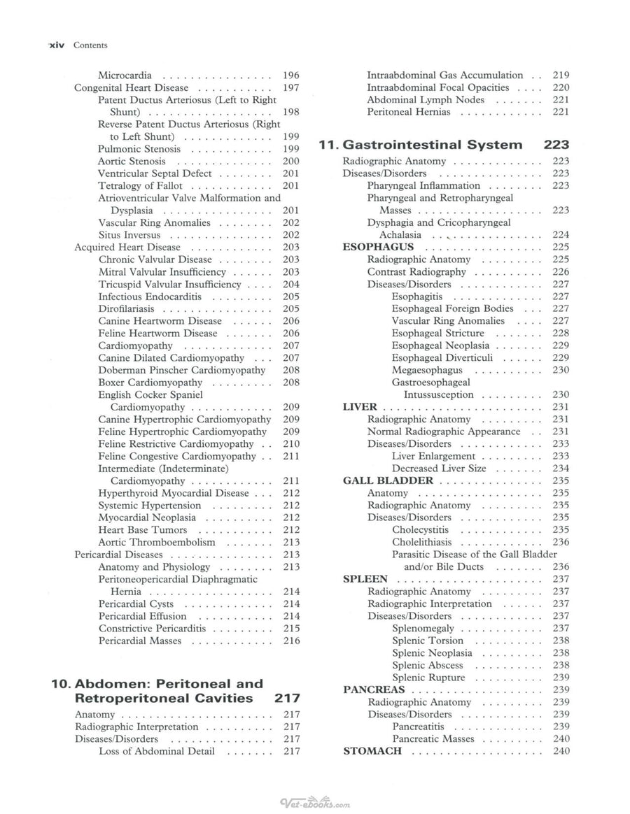 Preview page of Radiographic Interpretation for the Small Animal Clinician 2nd Edition