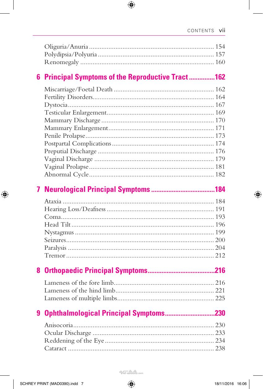Handbook Of Symptoms In Dogs And Cats Assessing Common Illnesses By Differential Diagnosis 3Rd Edition