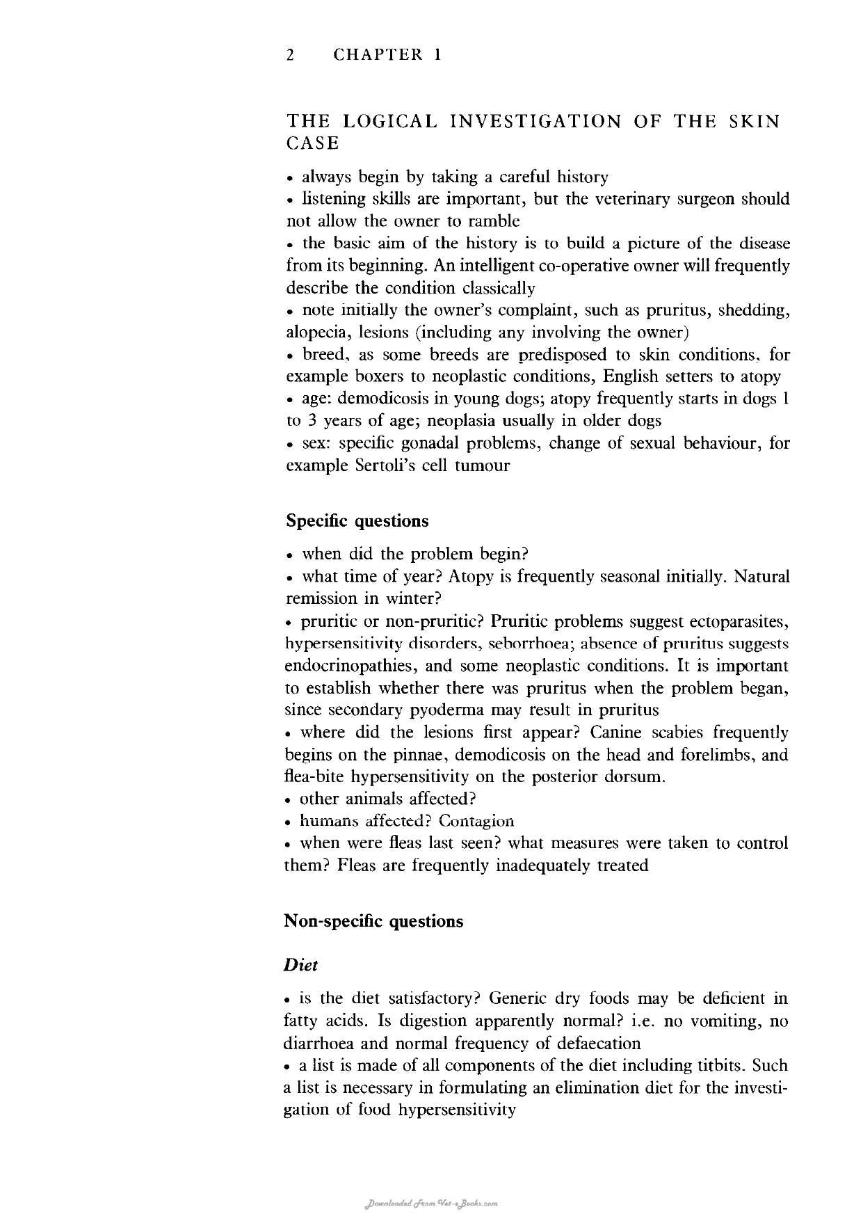 Skin Diseases In The Dog An Cat 2Nd Edition