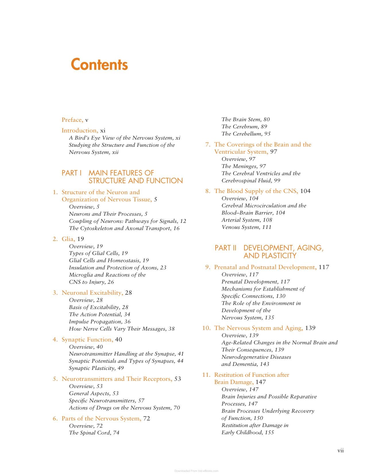 The Central Nervous System Structure And Function 4Th Edition