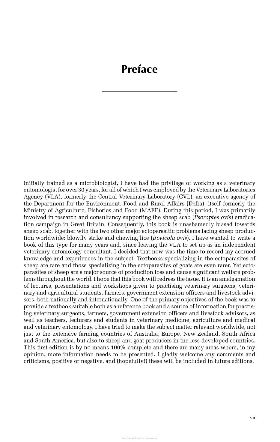 External Parasites Of Small Ruminants