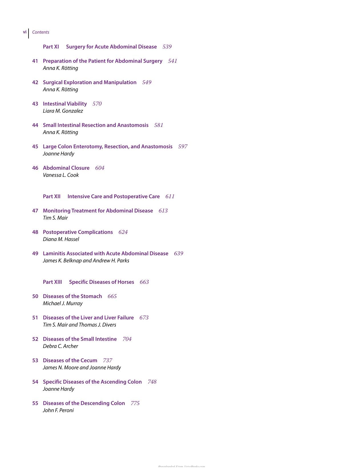 The Equine Acute Abdomen 3Rd Edition