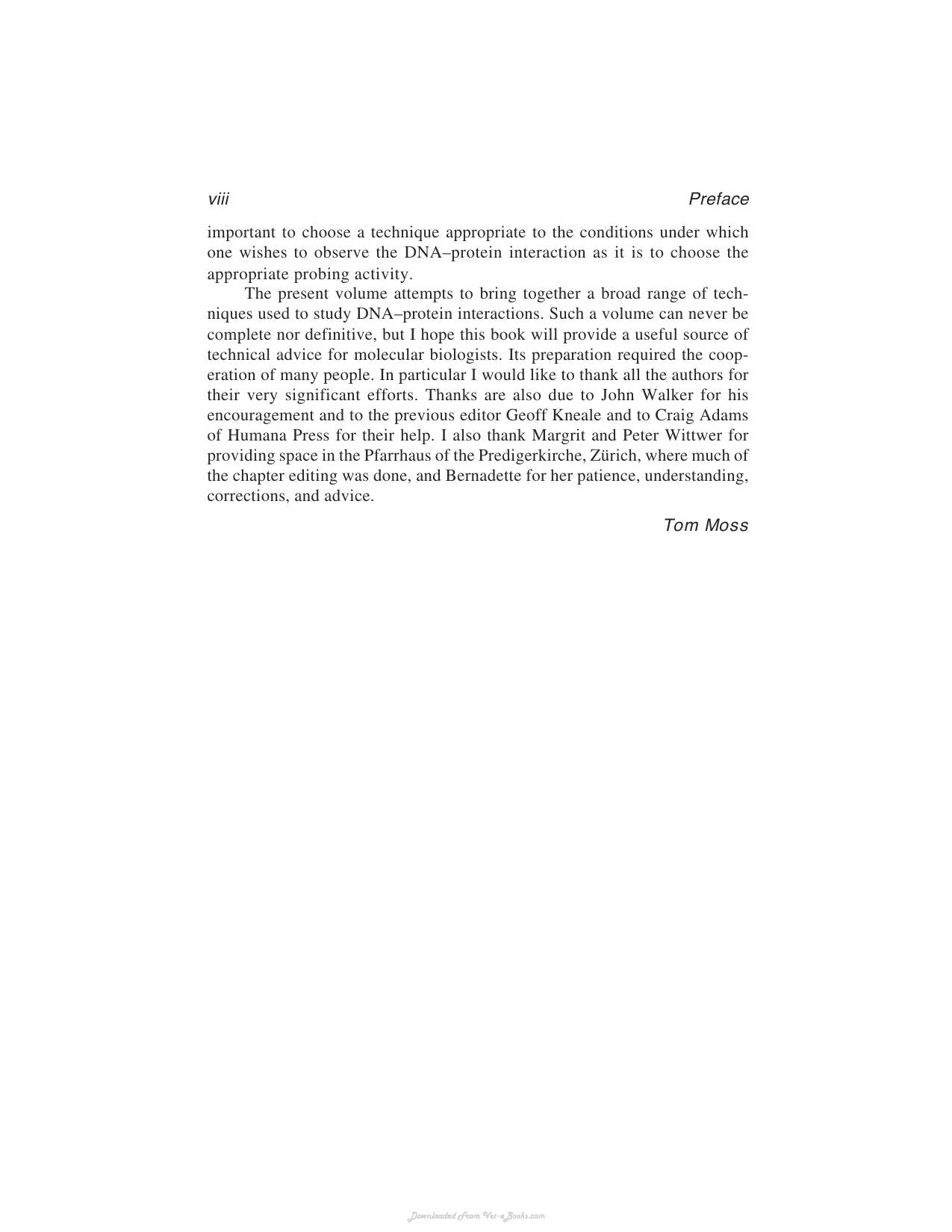 Dnaprotein Interactions Principles And Protocols 2nd Edition