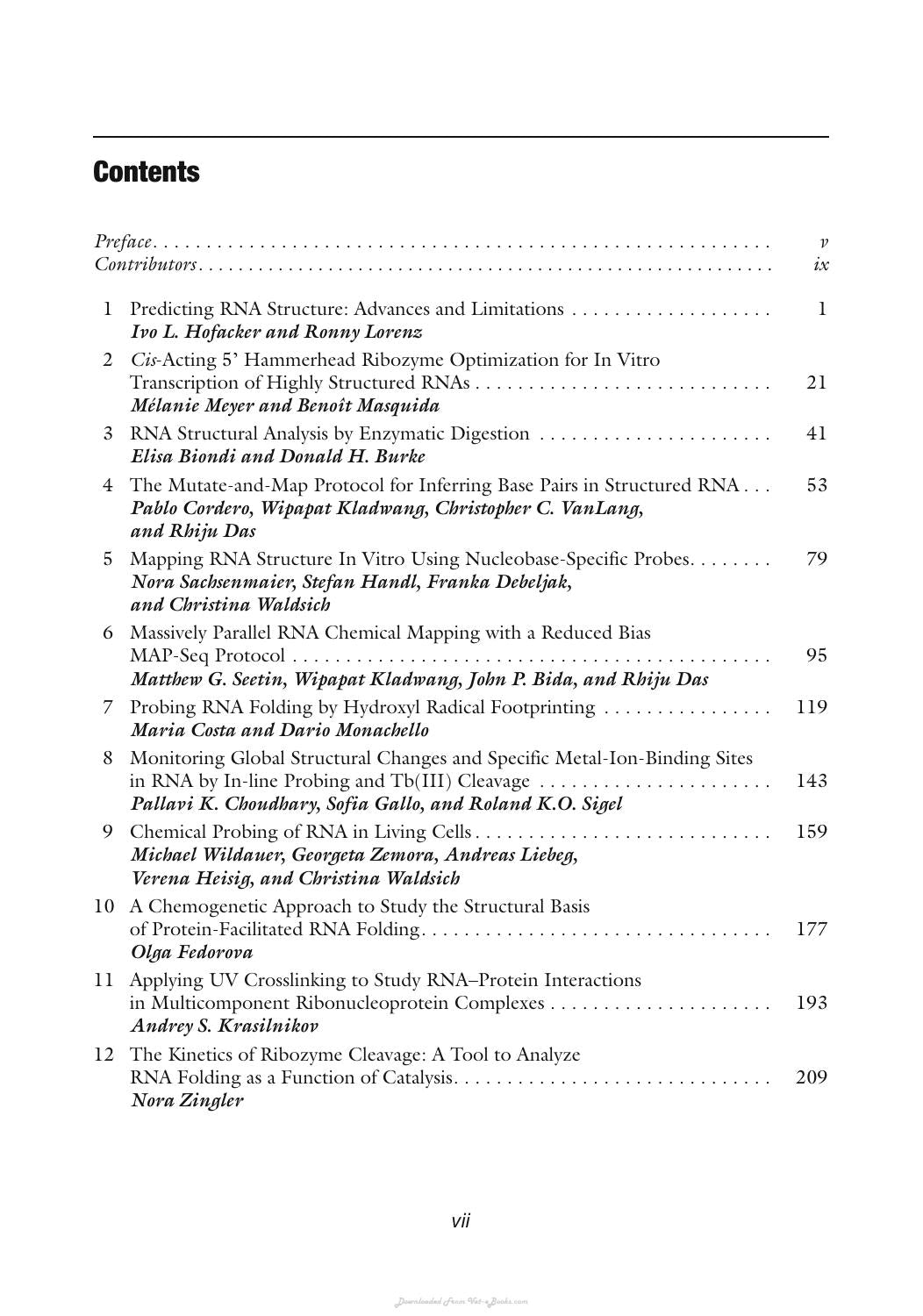 Rna Folding Methods And Protocols