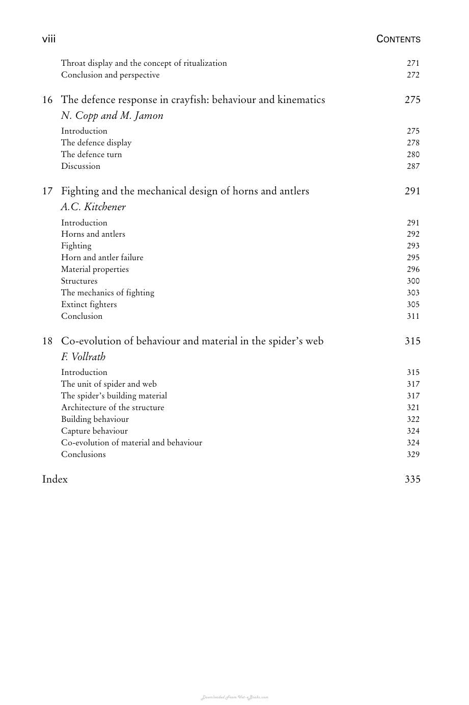 Biomechanics In Animal Behaviour