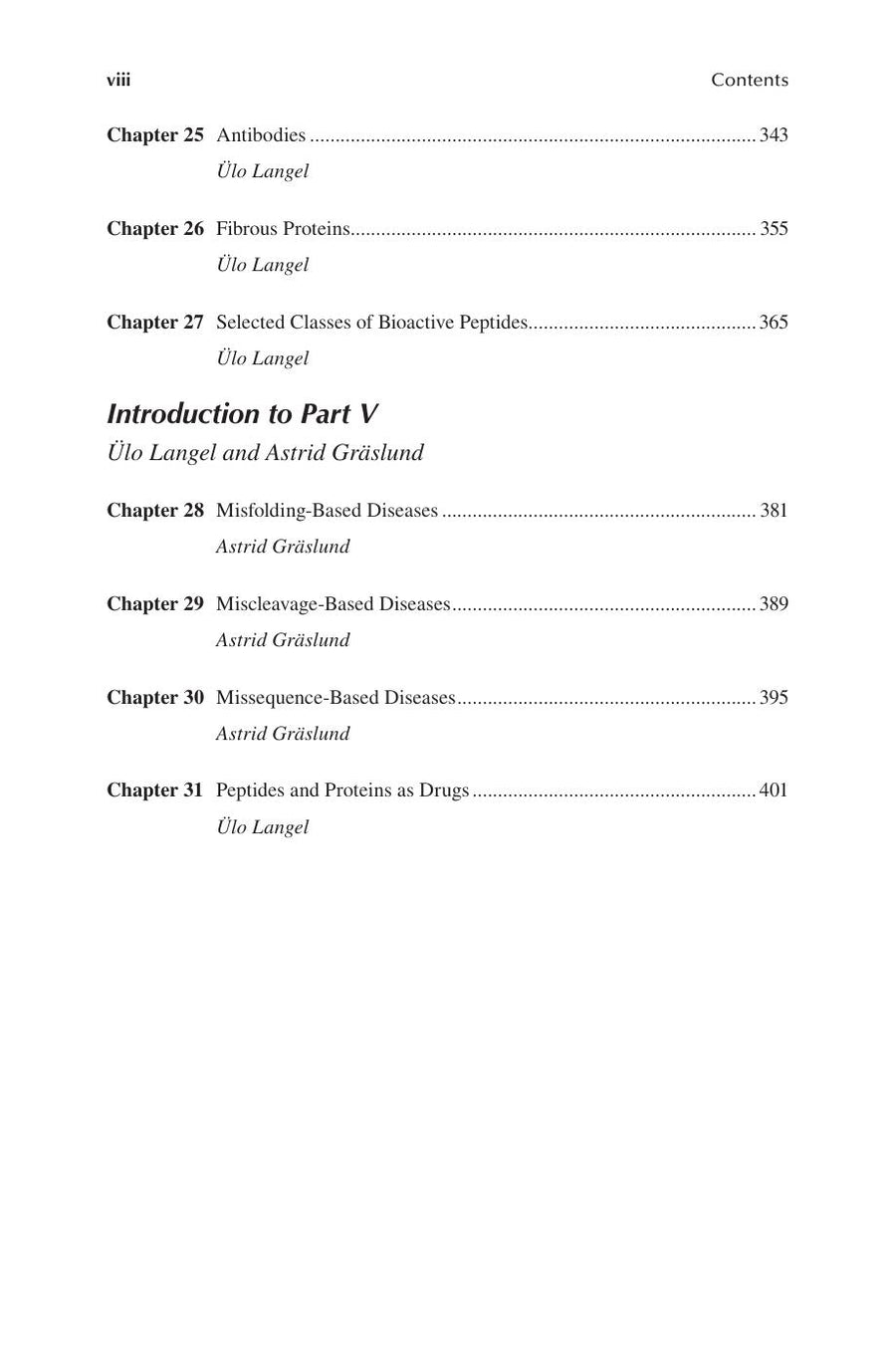 Preview page of Introduction to Peptides and Proteins