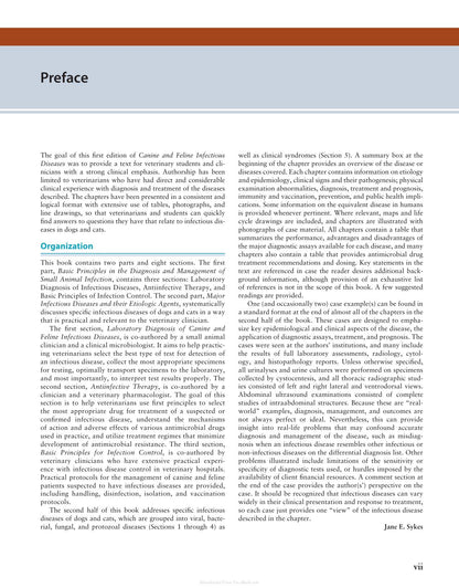 Canine and Feline Infectious Diseases