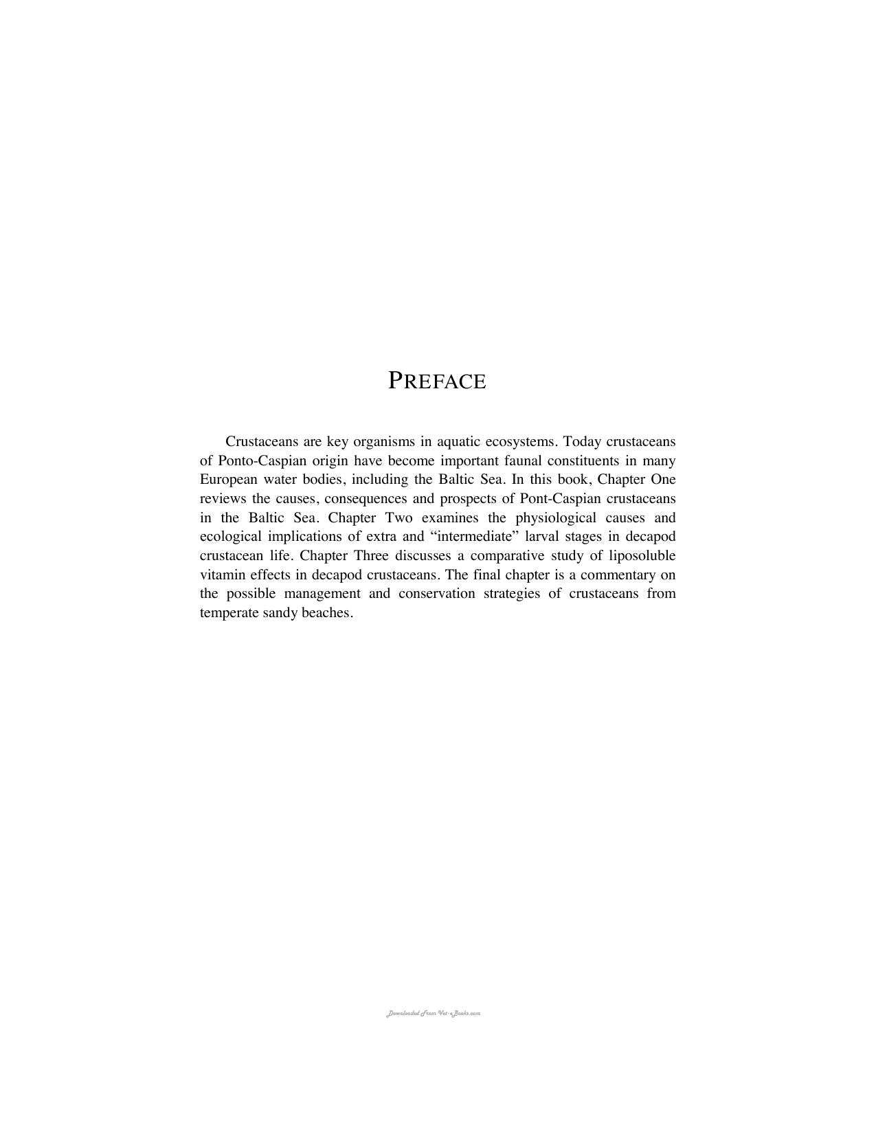 Crustaceans Physiological Characteristics Evolution And Conservation Strategies