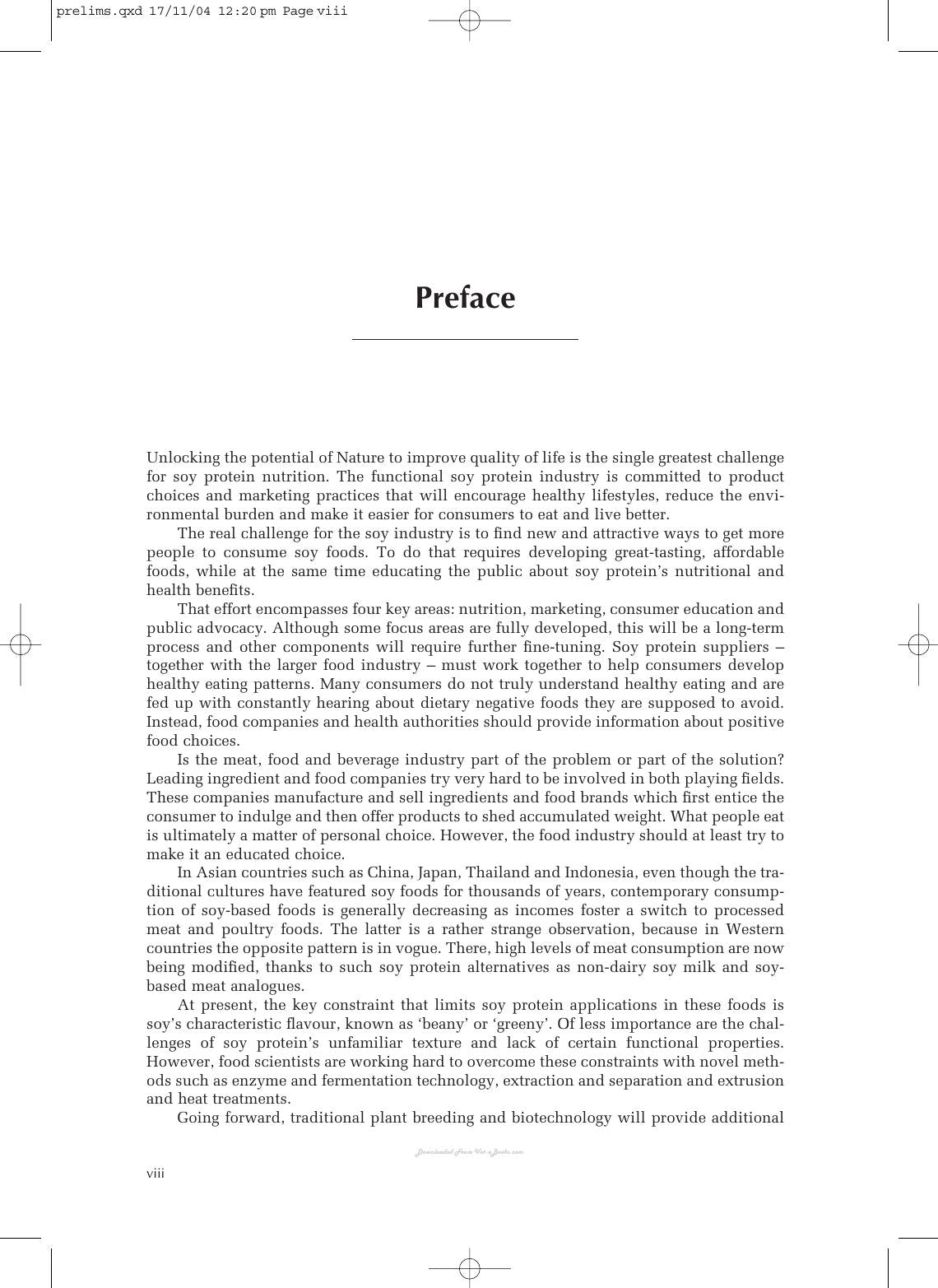 Soy Protein And Formulated Meat Products