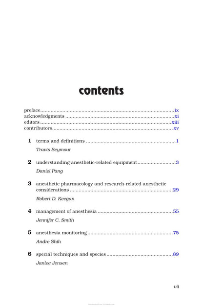 Handbook of Laboratory Animal Anesthesia and Pain Management Rodents