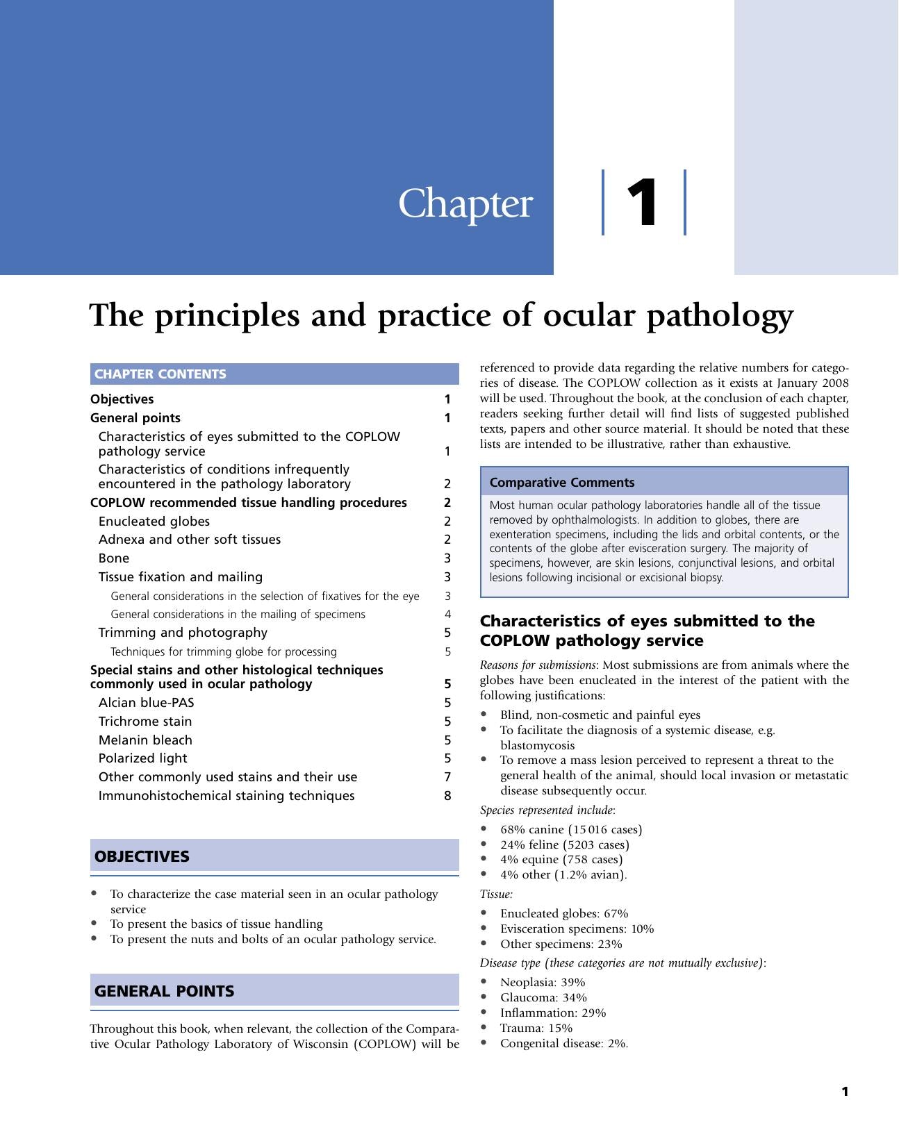 Veterinary Ocular Pathology A Comparative Review