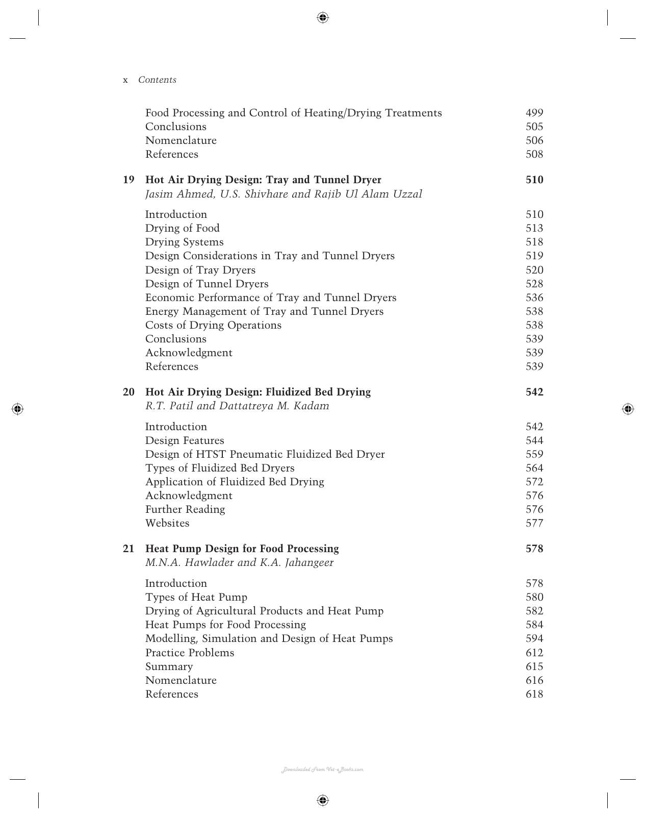 Handbook Of Food Process Design 2 Volume Set
