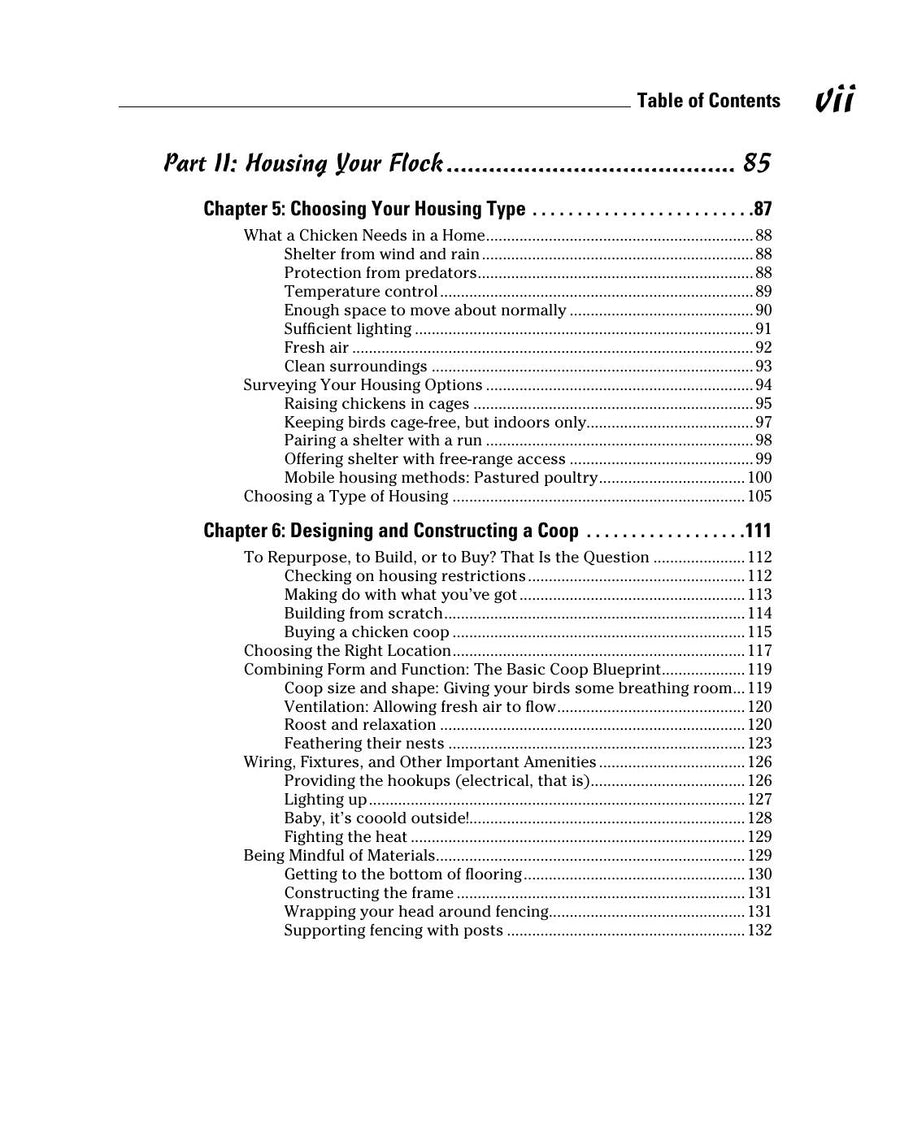 Preview page of Raising Chickens For Dummies 2nd Edition