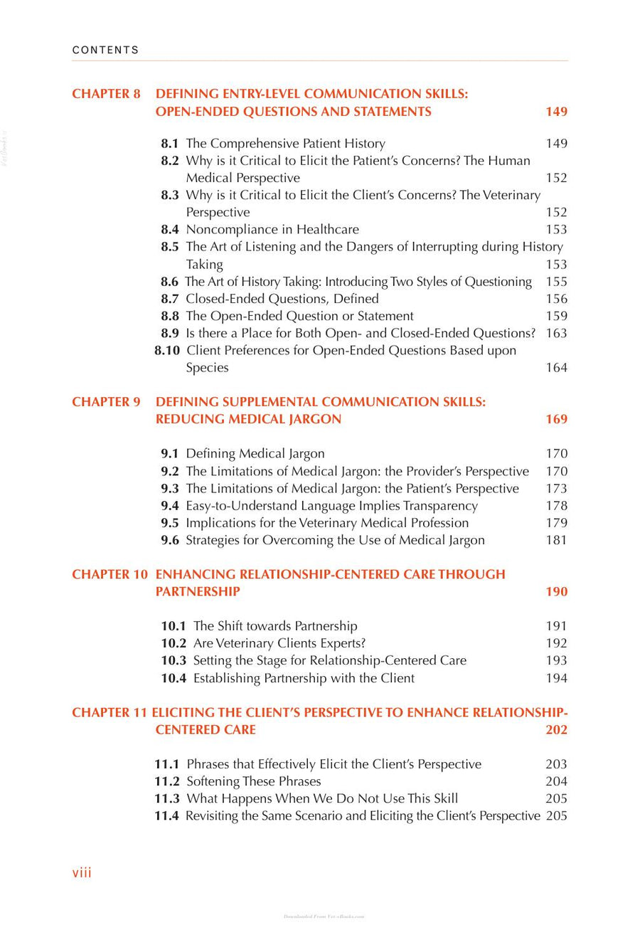 Preview page of A Guide to Oral Communication in Veterinary Medicine