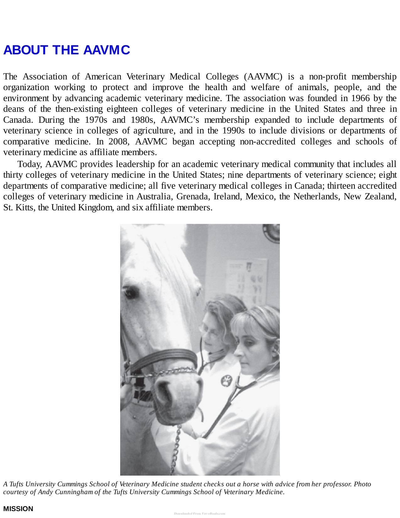 Veterinary Medical School Admission Requirements Vmsar 2018 Edition For 2019 Matriculation