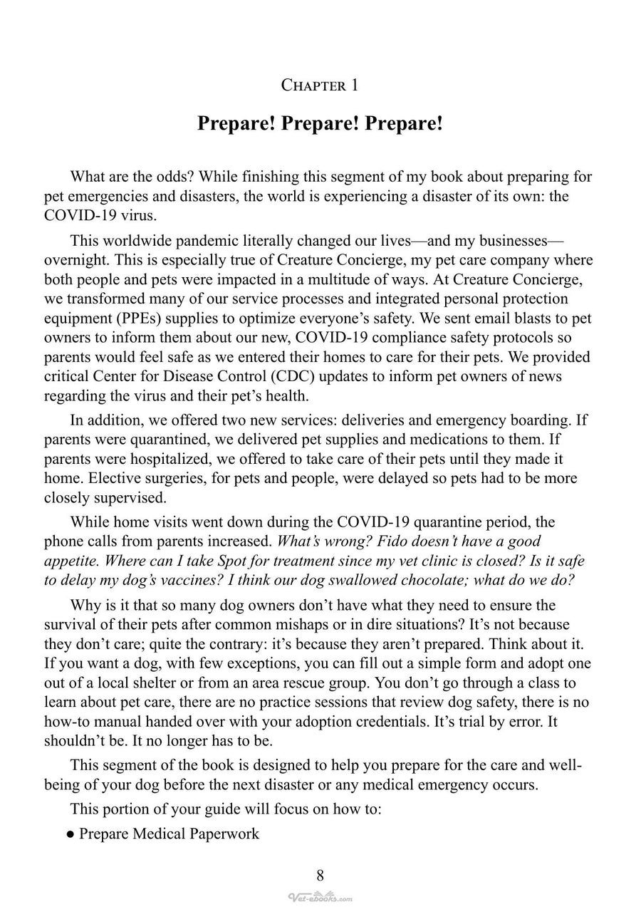 Preview page of 5 Step Canine Care You Dont Have to Be a Vet to Help Your Pet