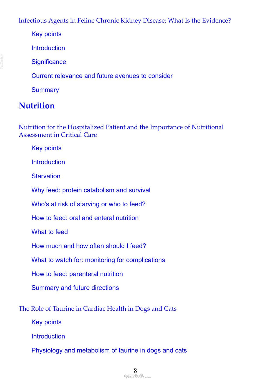 Preview page of Advances in Small Animal Care 2020