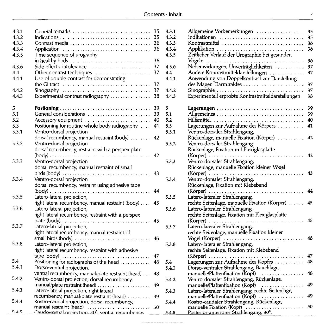 Atlas Of Radiographic Anatomy And Diagnosis Of Cage Birds