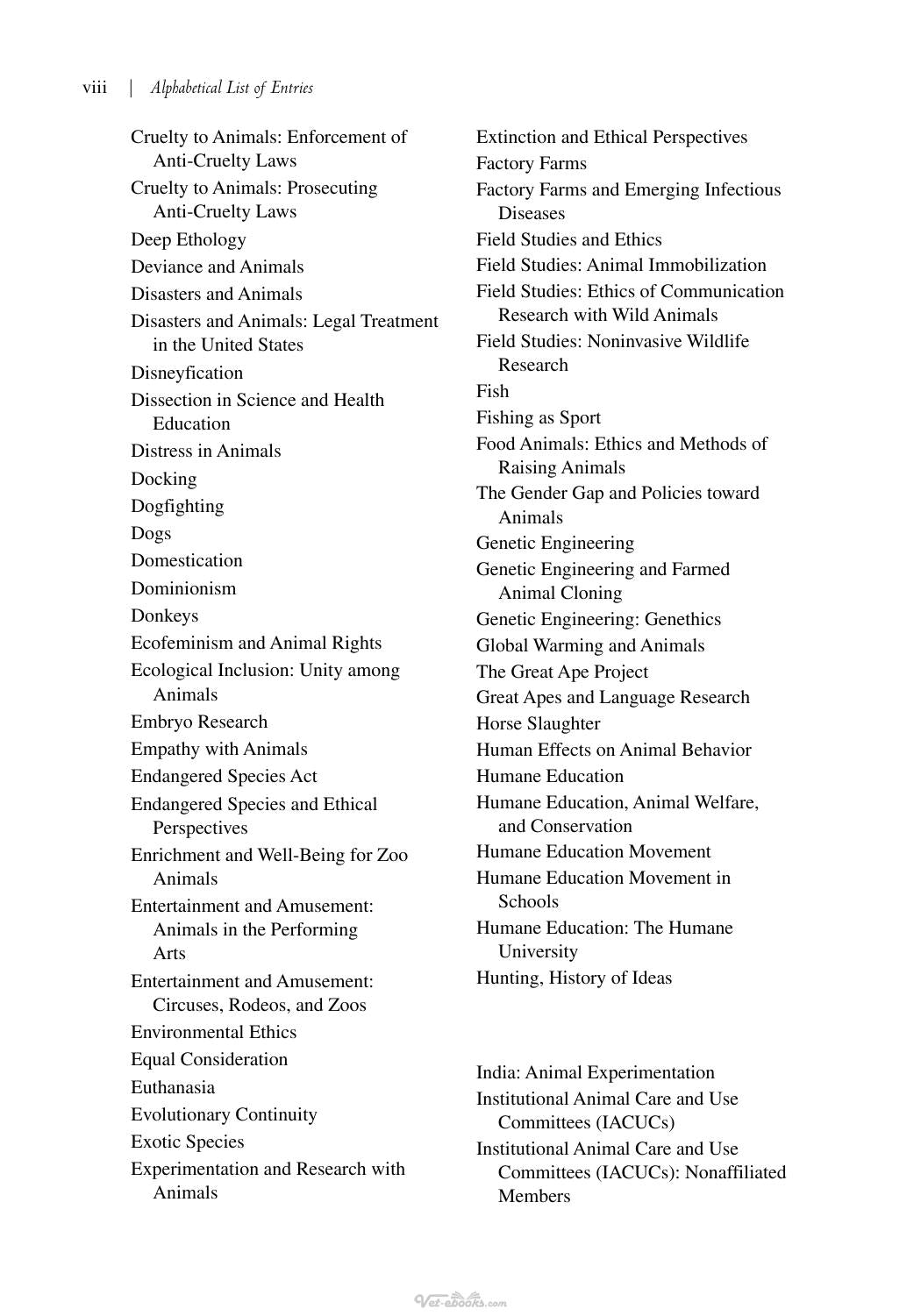 Encyclopedia Of Animal Rights And Animal Welfare 2Nd Edition