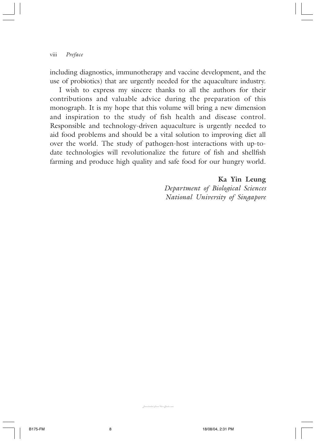 Current Trends In The Study Of Bacterial And Viral Fish And Shrimp Diseases
