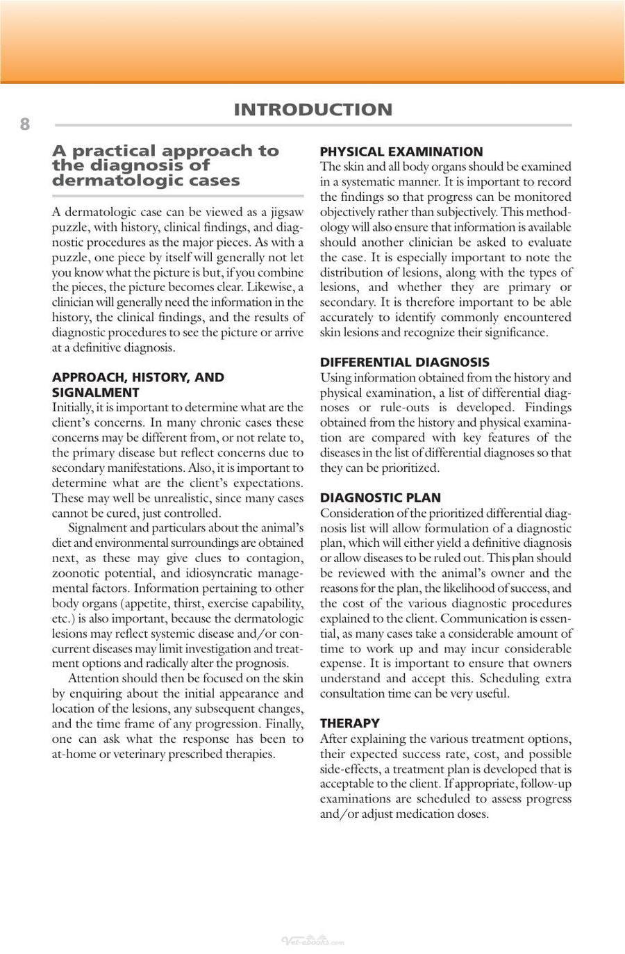 Preview page of A Colour Handbook of Skin Diseases of the Dog and Cat 2ND Edition