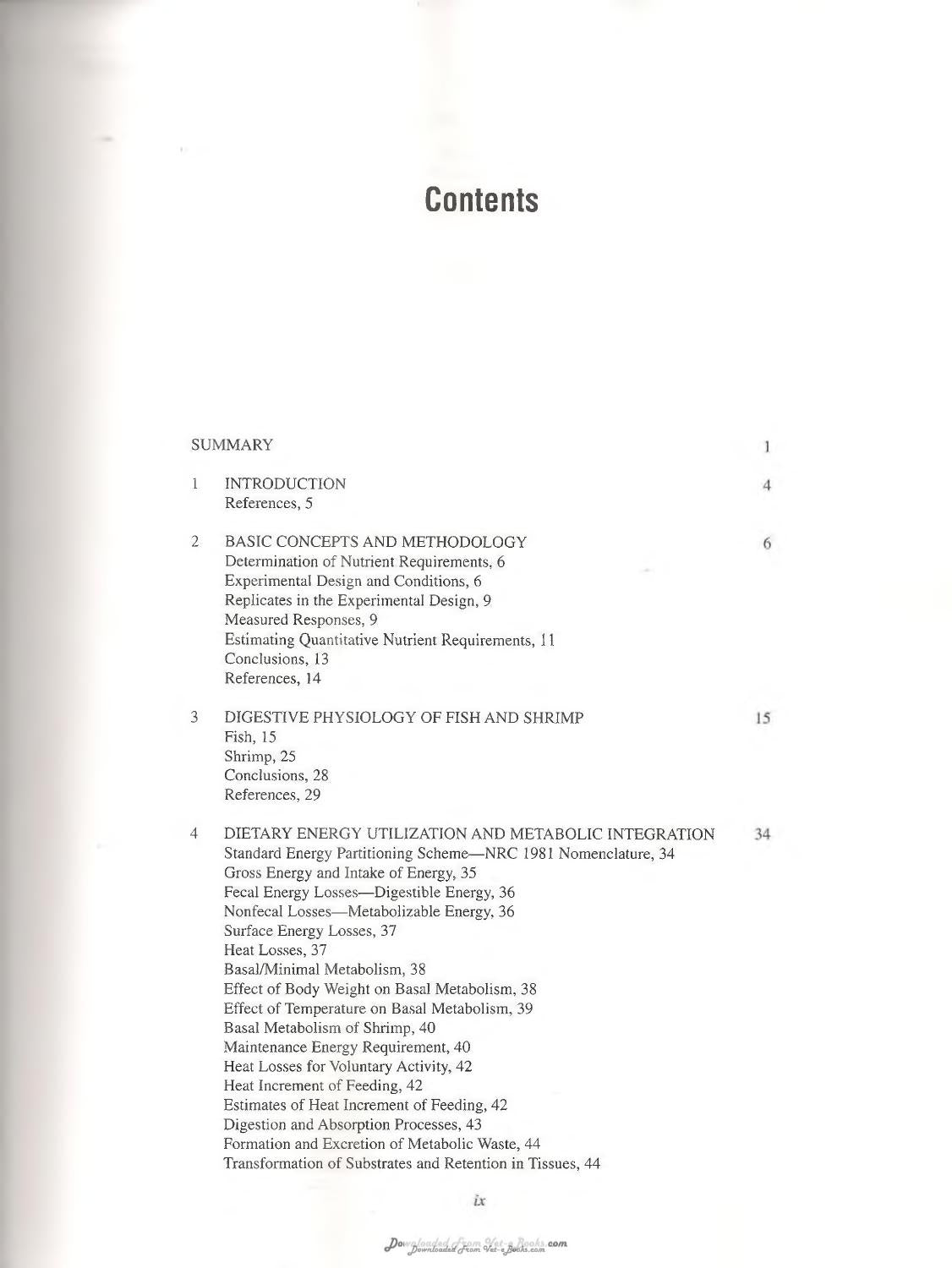 Nutrient Requirements Of Fish And Shrimp