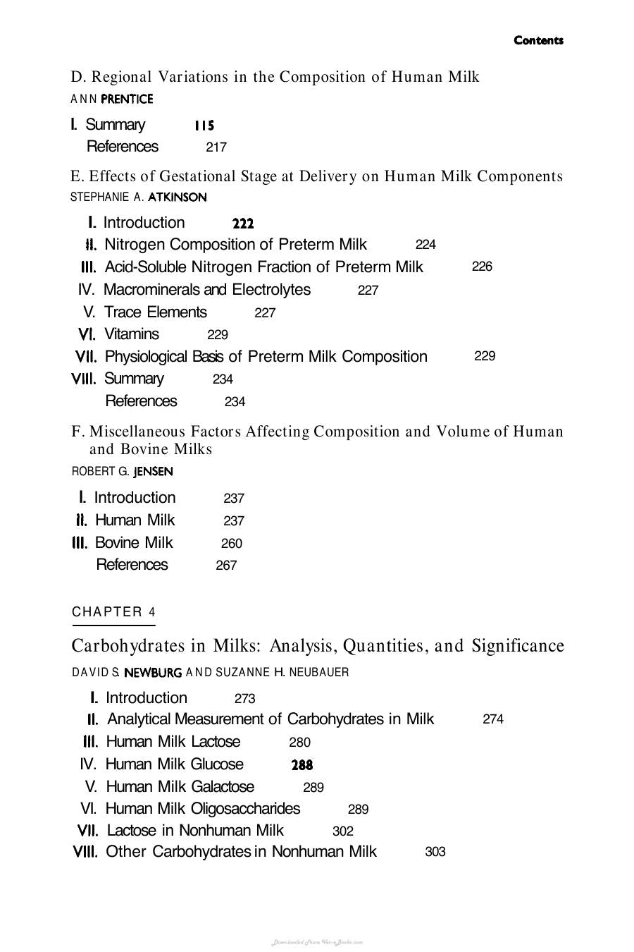 Handbook Of Milk Composition