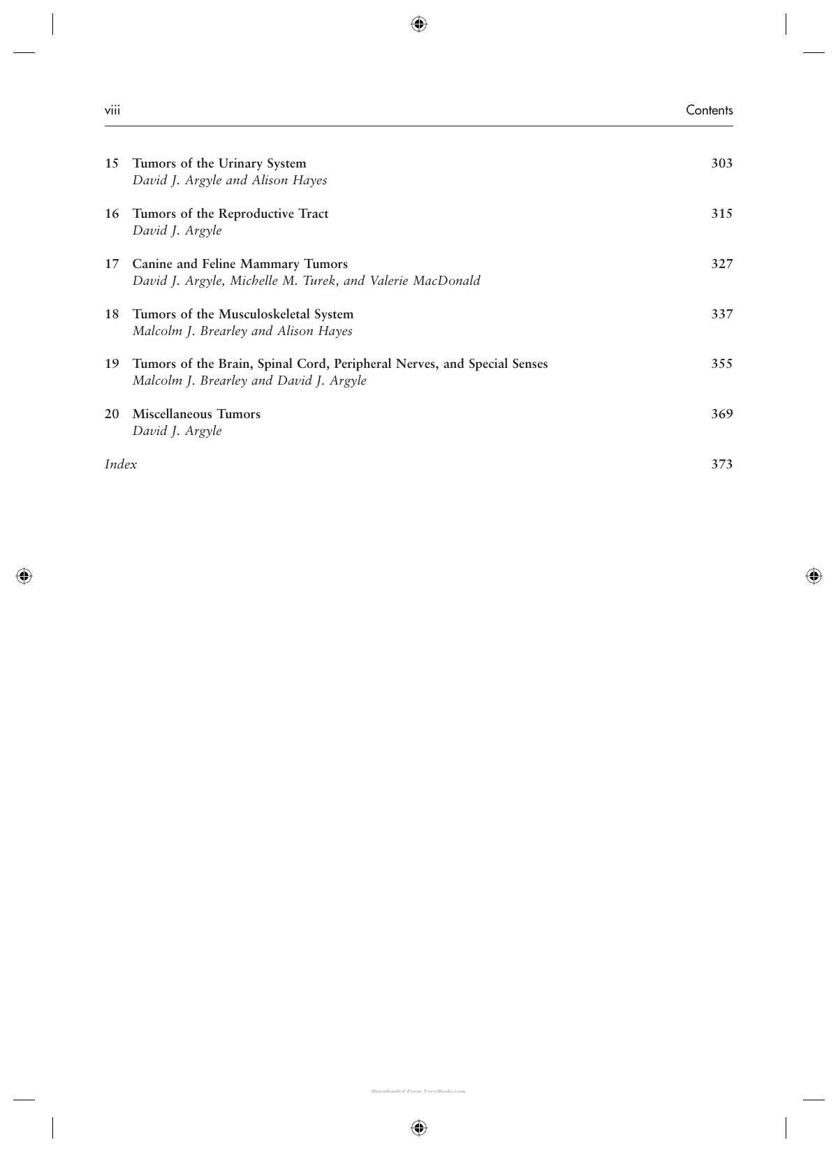 Decision Making In Small Animal Oncology