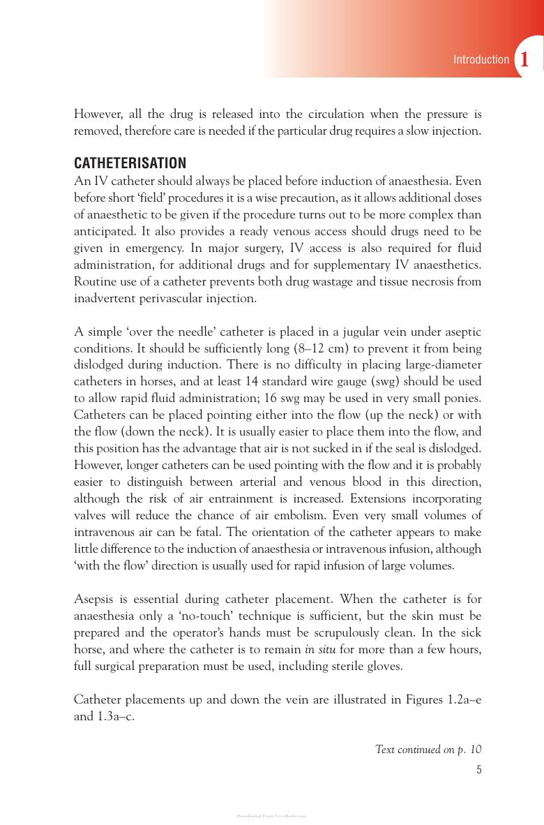 Handbook Of Equine Anaesthesia 2Nd