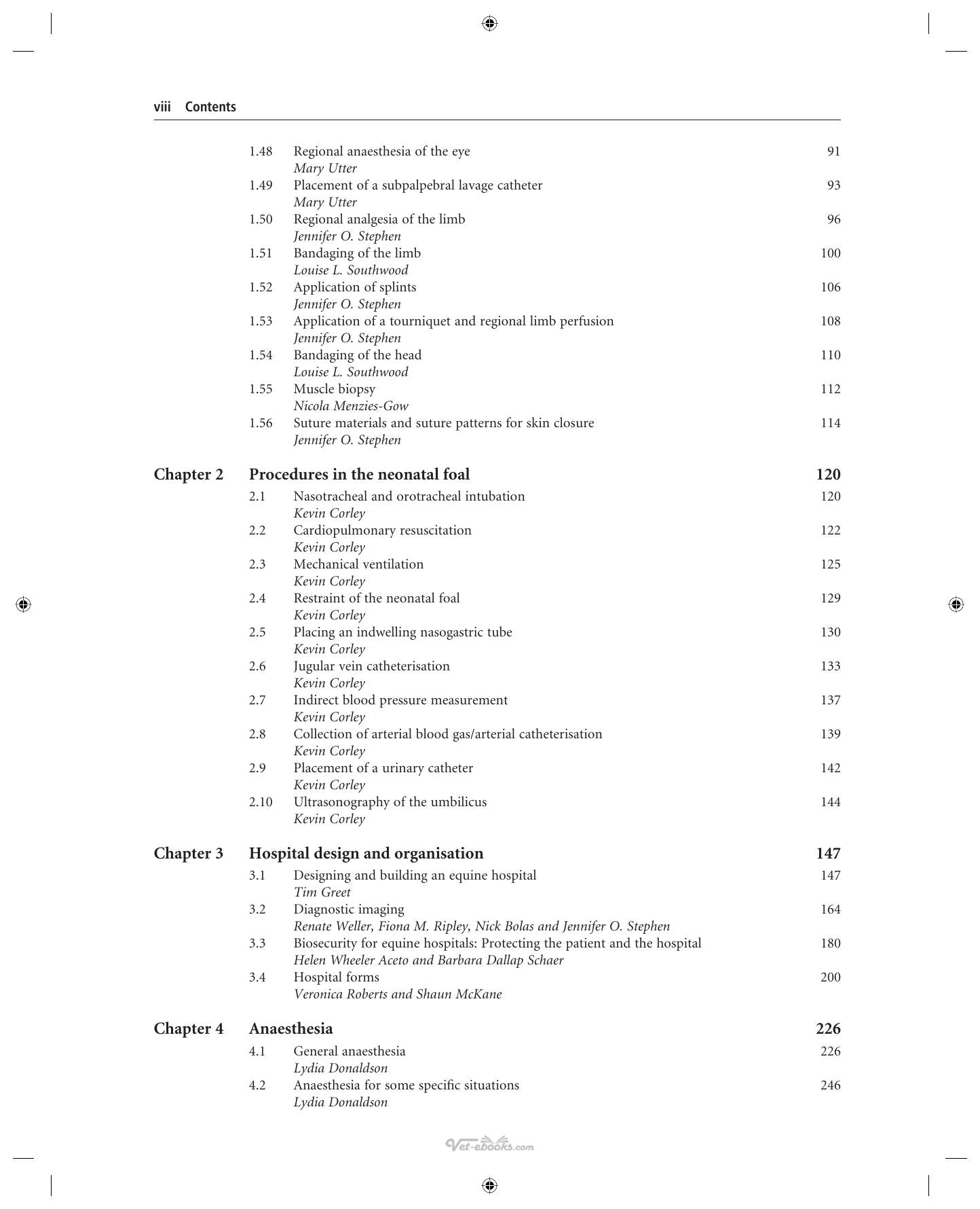 The Equine Hospital Manual