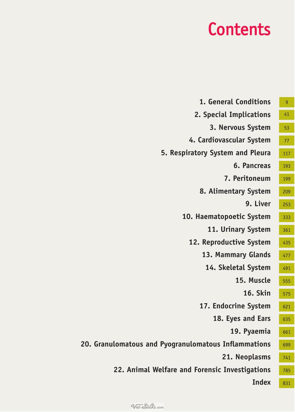 Meat Inspection The Pathoanatomic Basis
