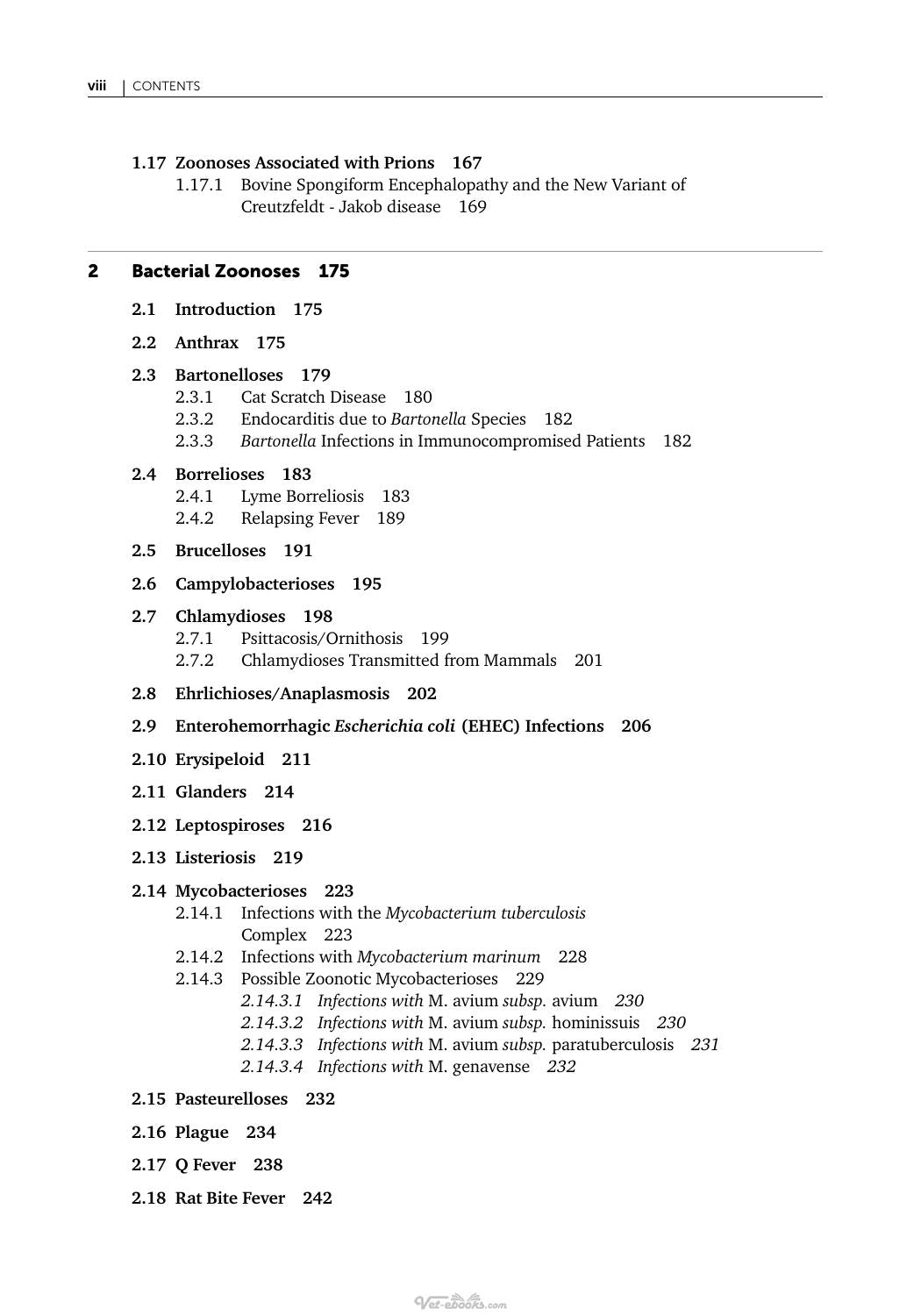 Zoonoses Infectious Diseases Transmissible Between Animals And Humans 4Th Edition