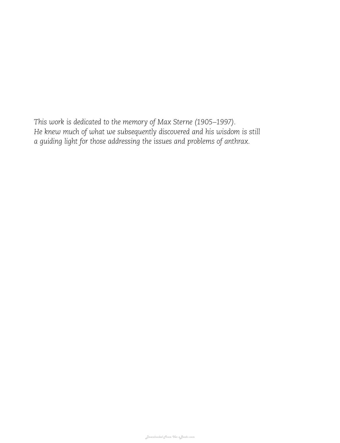 Anthrax In Humans And Animals 4Th Edition