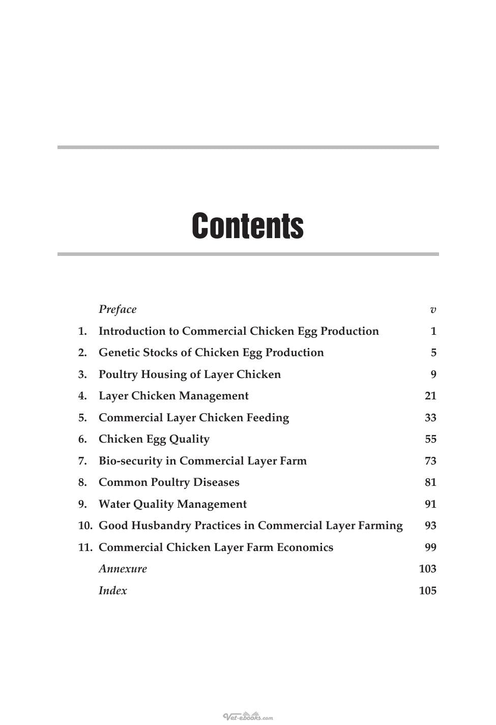 Commercial Chicken Egg Production