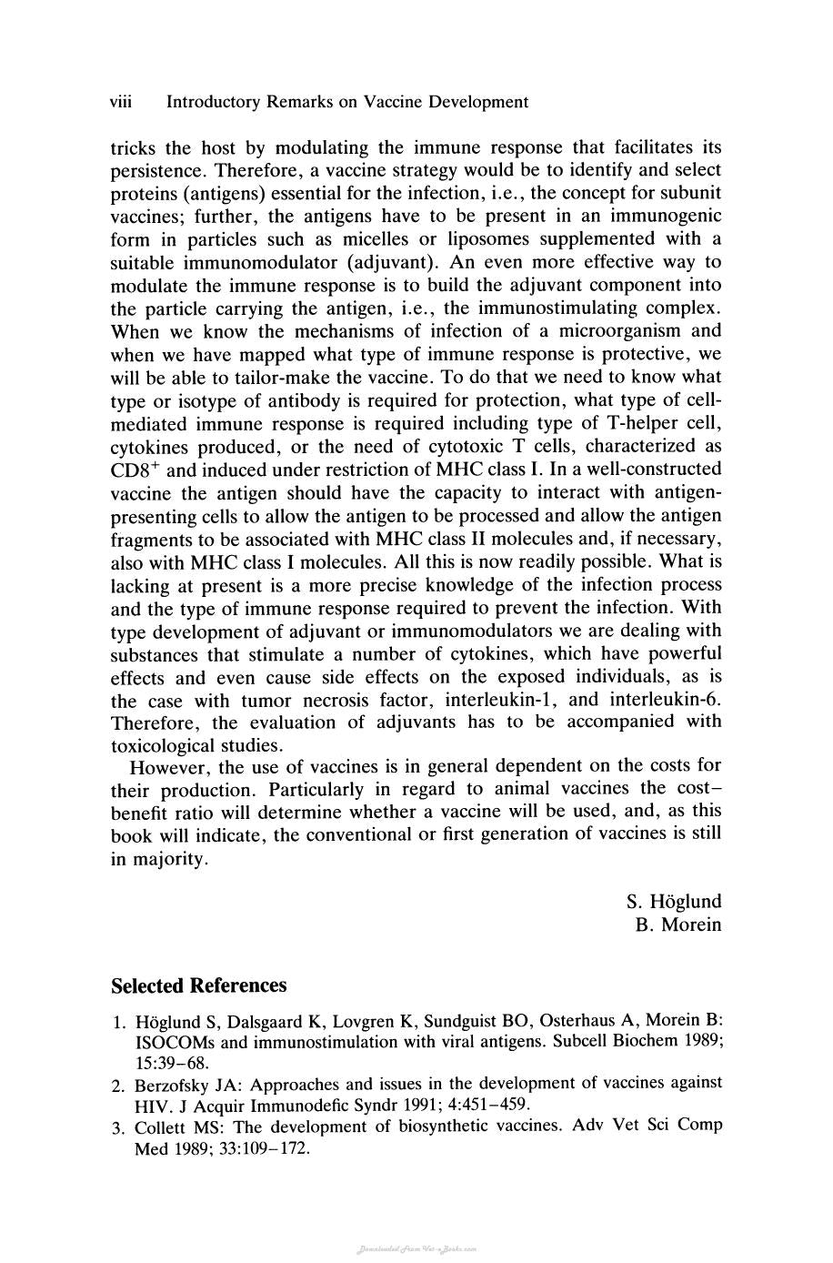 Progress In Vaccinology Volume 4 Veterinary Vaccines