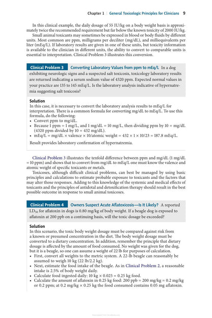Small Animal Toxicology 3rd Edition