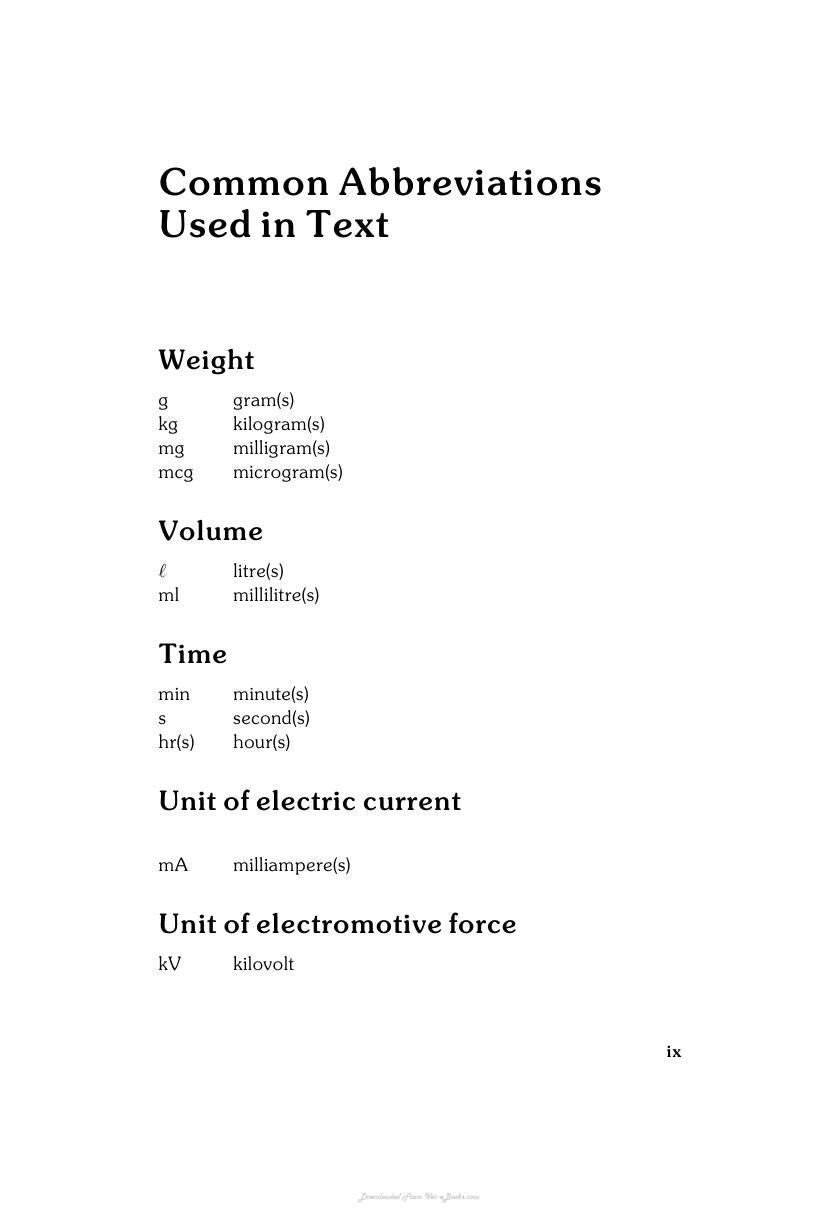 Calculations For Veterinary Nurses
