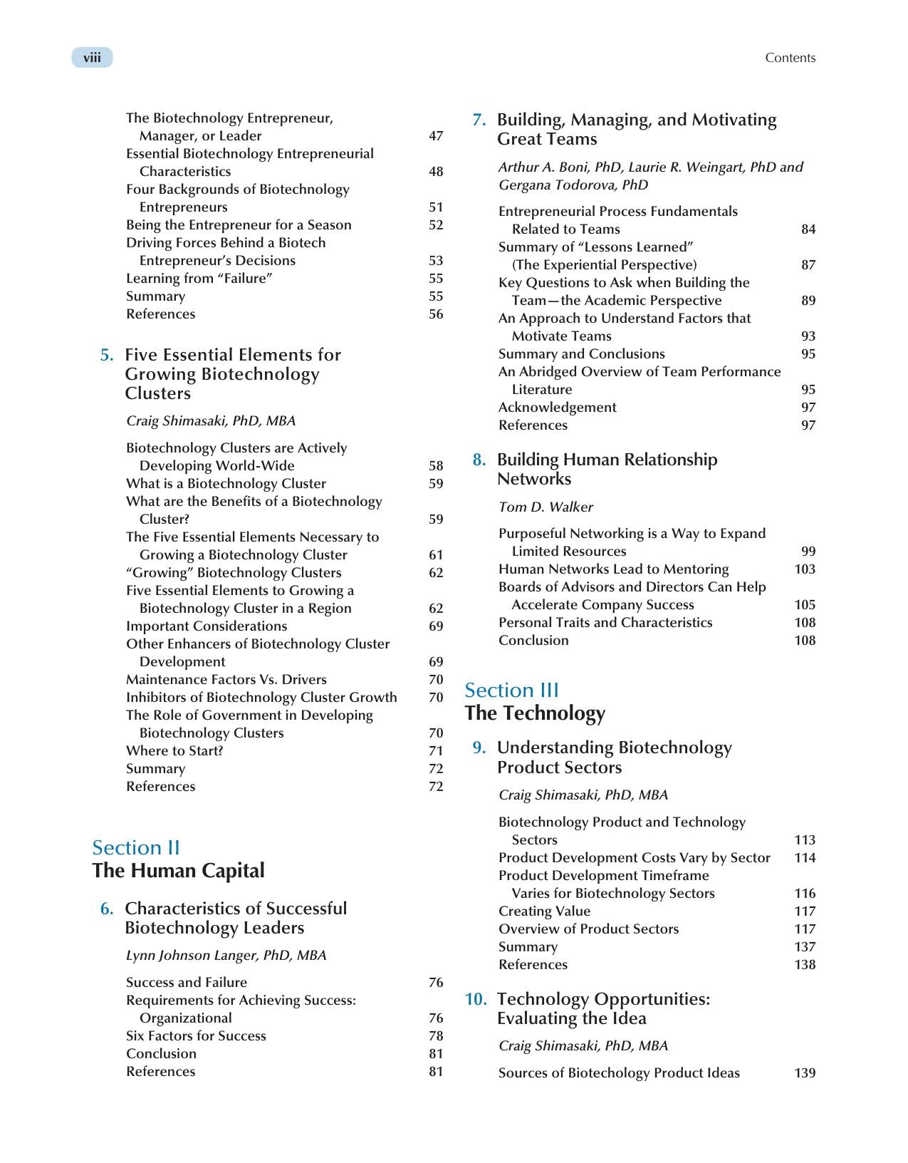 Biotechnology Entrepreneurship Starting Managing And Leading Biotech Companies