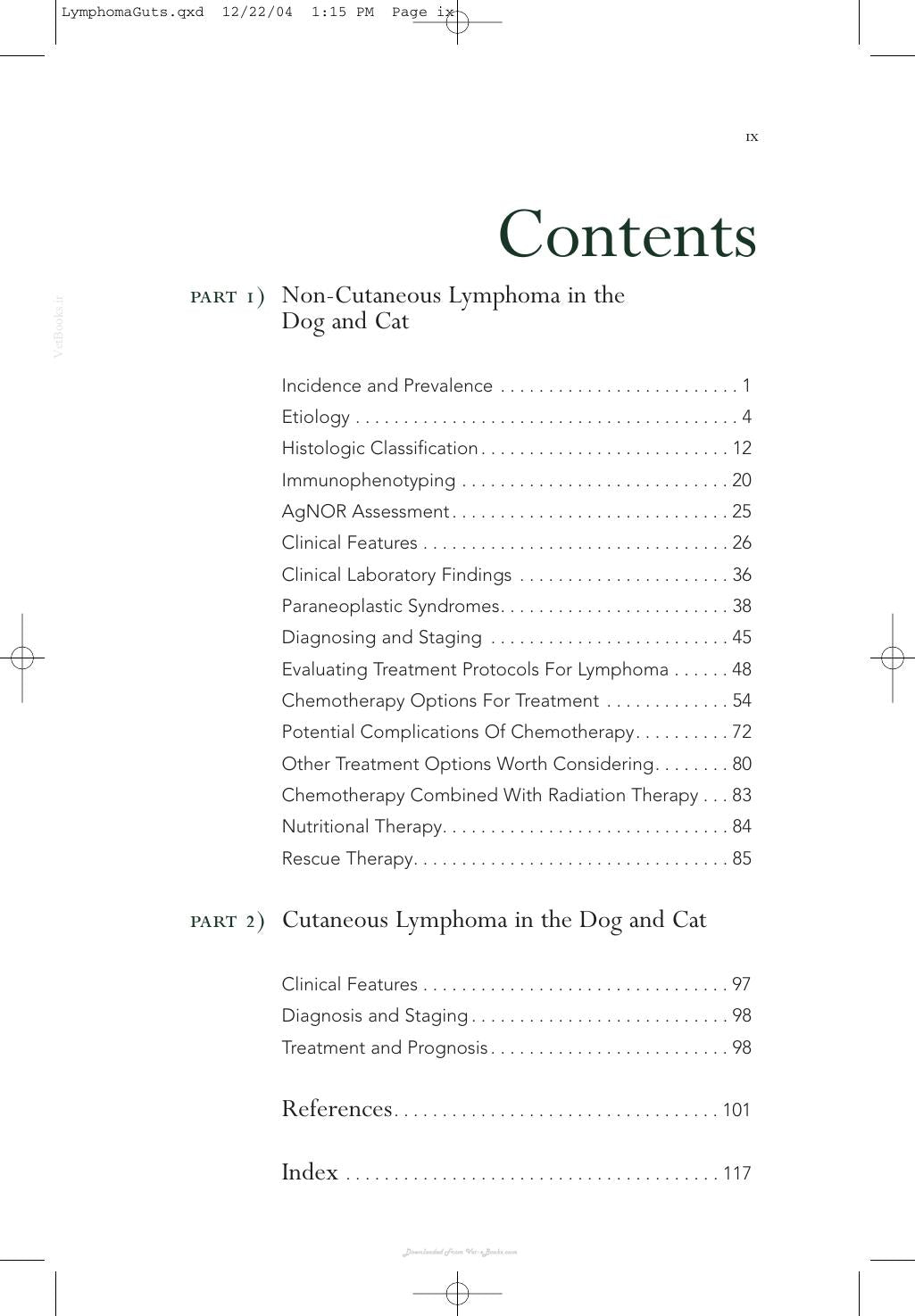 Lymphoma In Dog And Cats