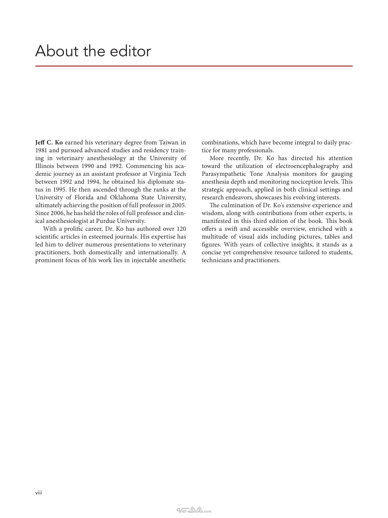 Small Animal Anesthesia And Pain Management A Color Handbook