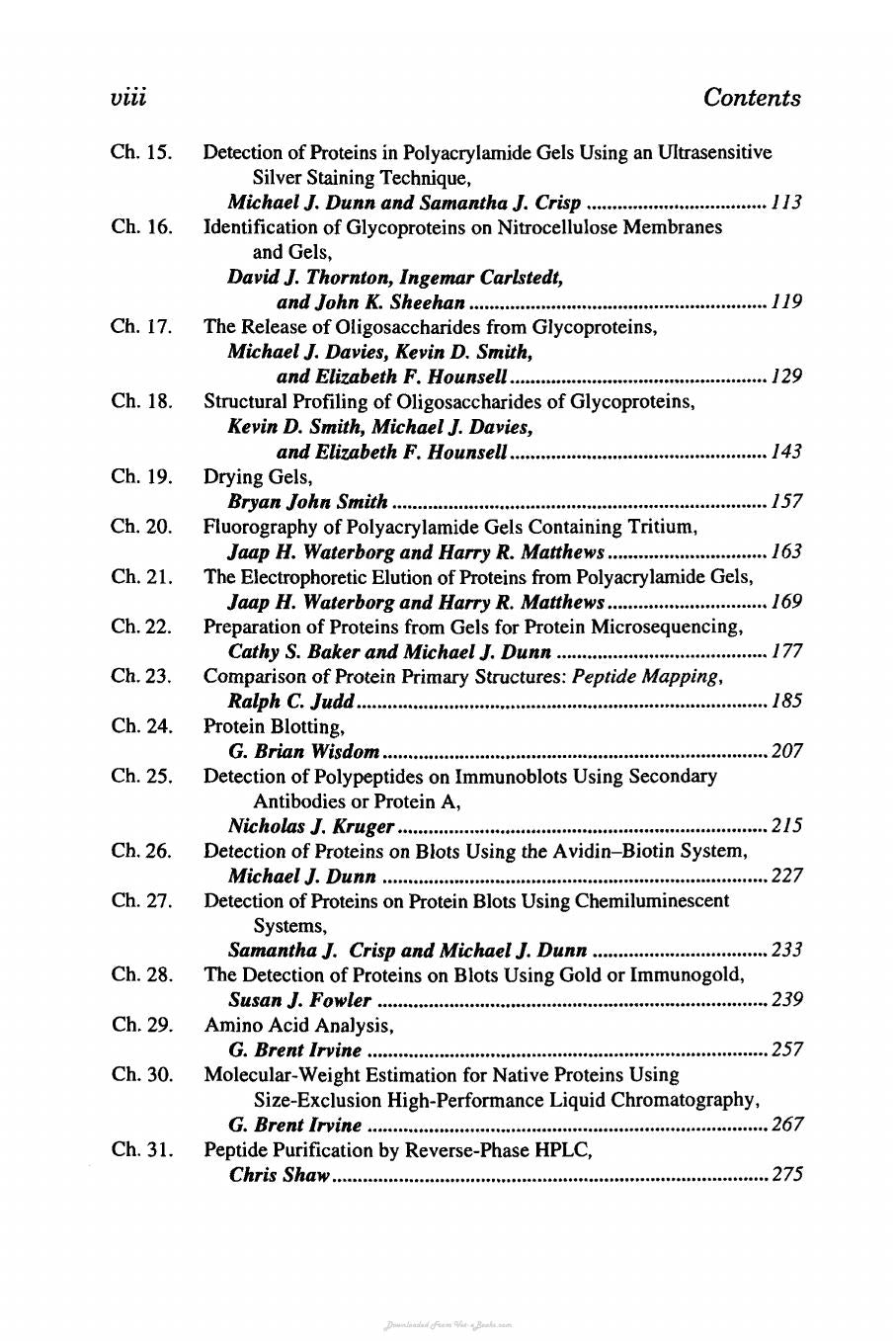 Basic Protein And Peptide Protocols