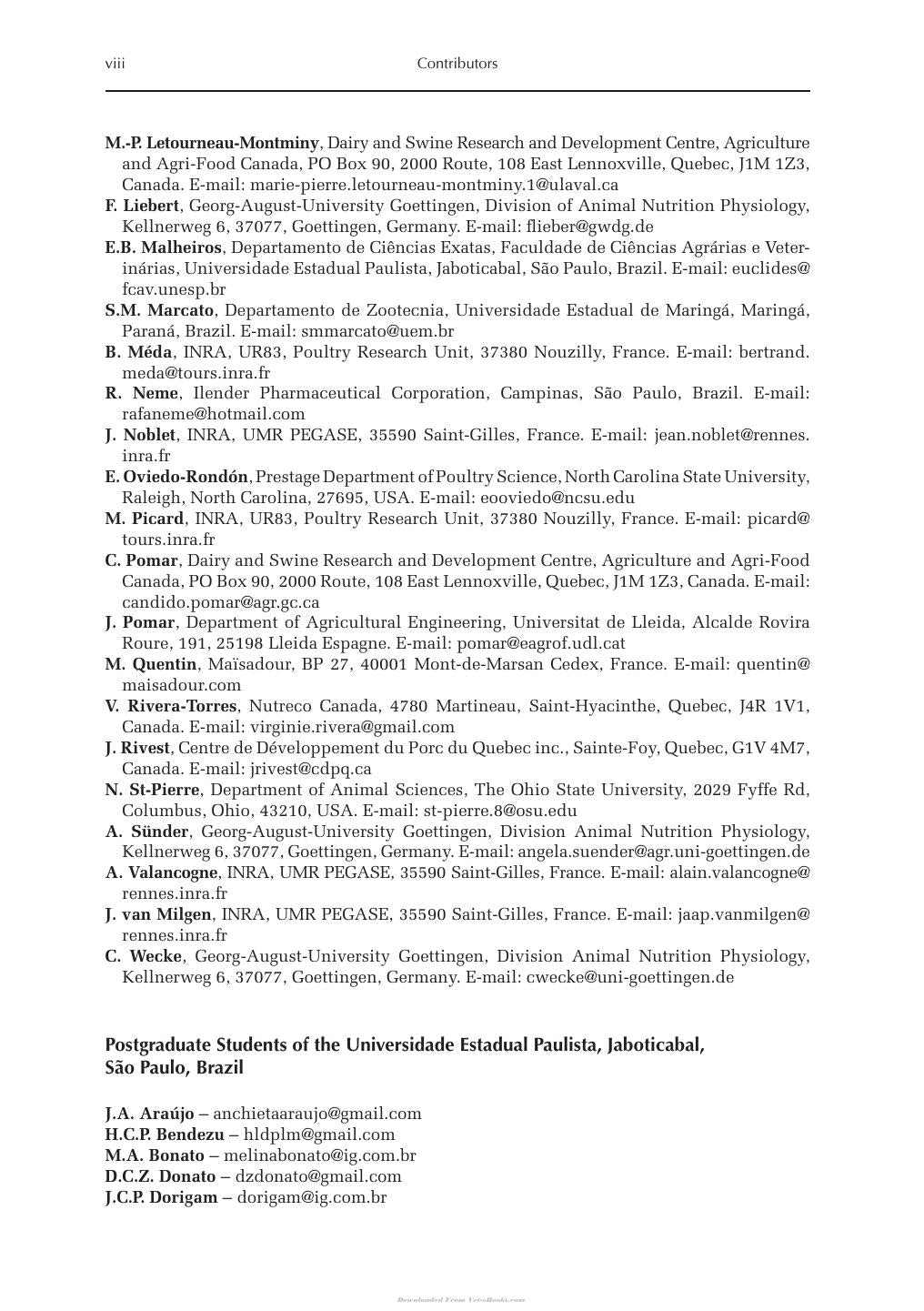 Nutritional Modelling For Pigs And Poultry