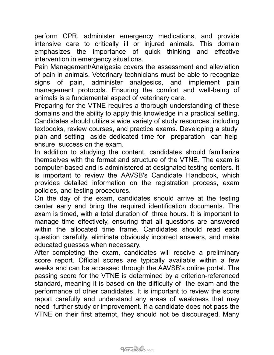 Preview page of VTNE-Mastery-Study-Guide-2025-2026