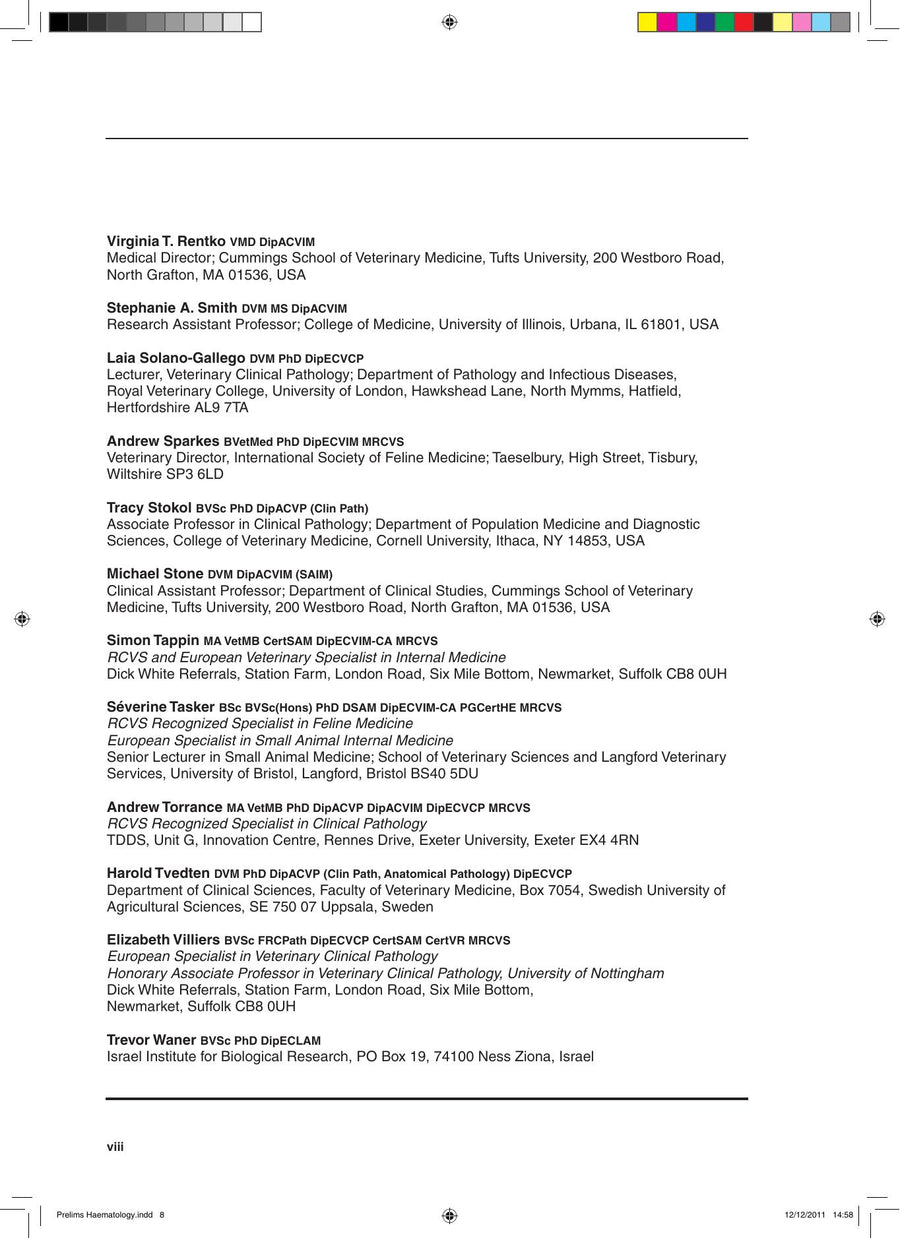 Preview page of Bsava Manual of Canine and Feline Haematology and Transfusion Medicine