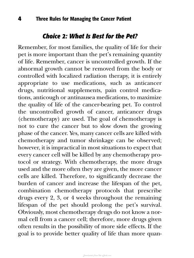 Veterinary Oncology The Practical Veterinarian Series