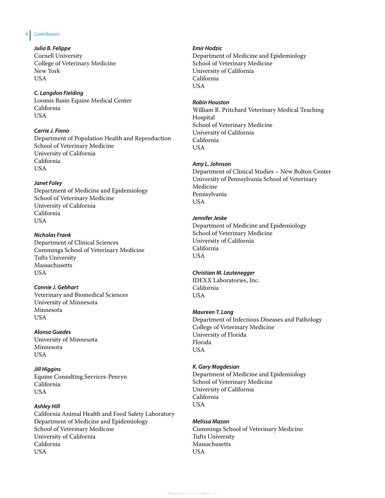 Interpretation Of Equine Laboratory Diagnostics