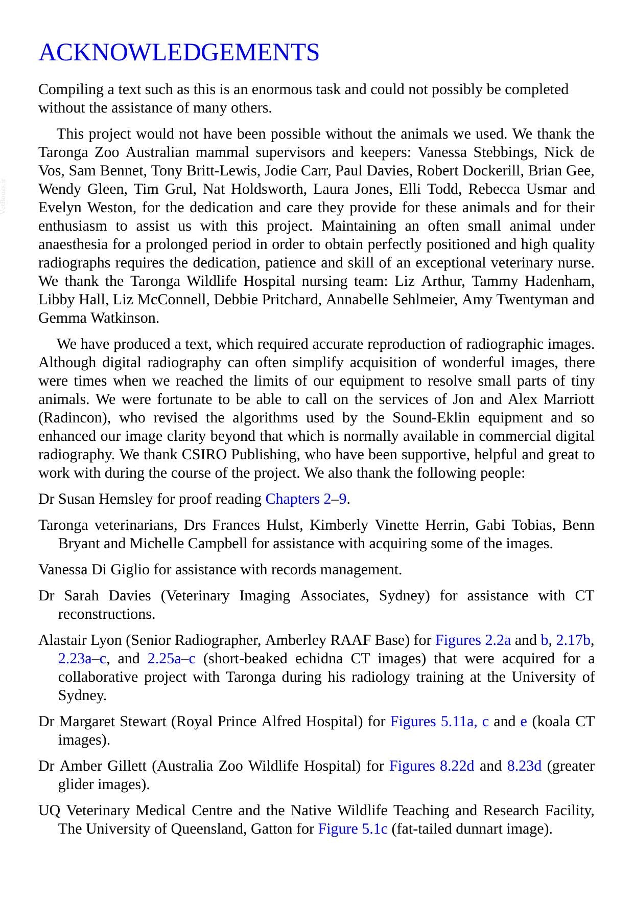 Radiology Of Australian Mammals