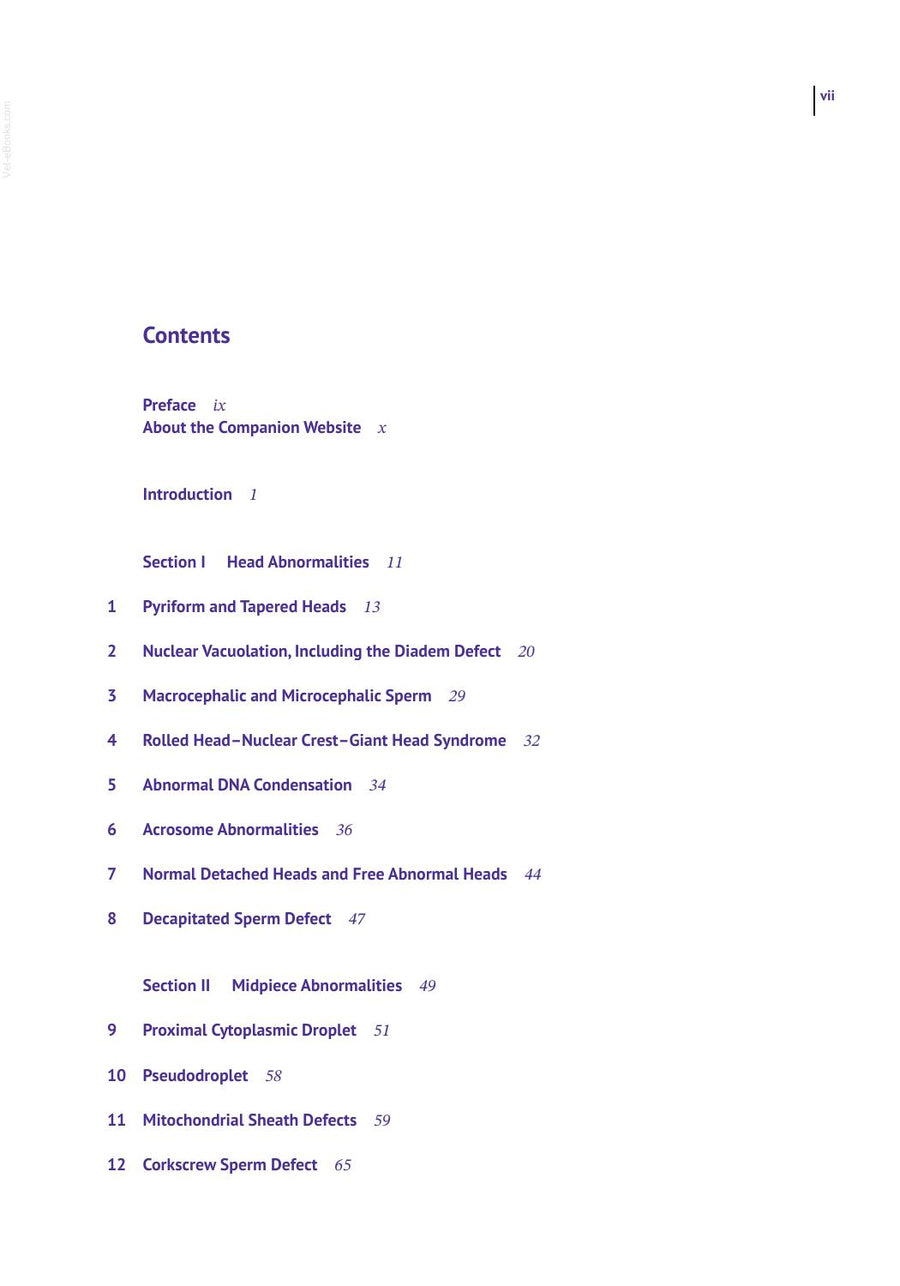 Preview page of Sperm Morphology of Domestic Animals