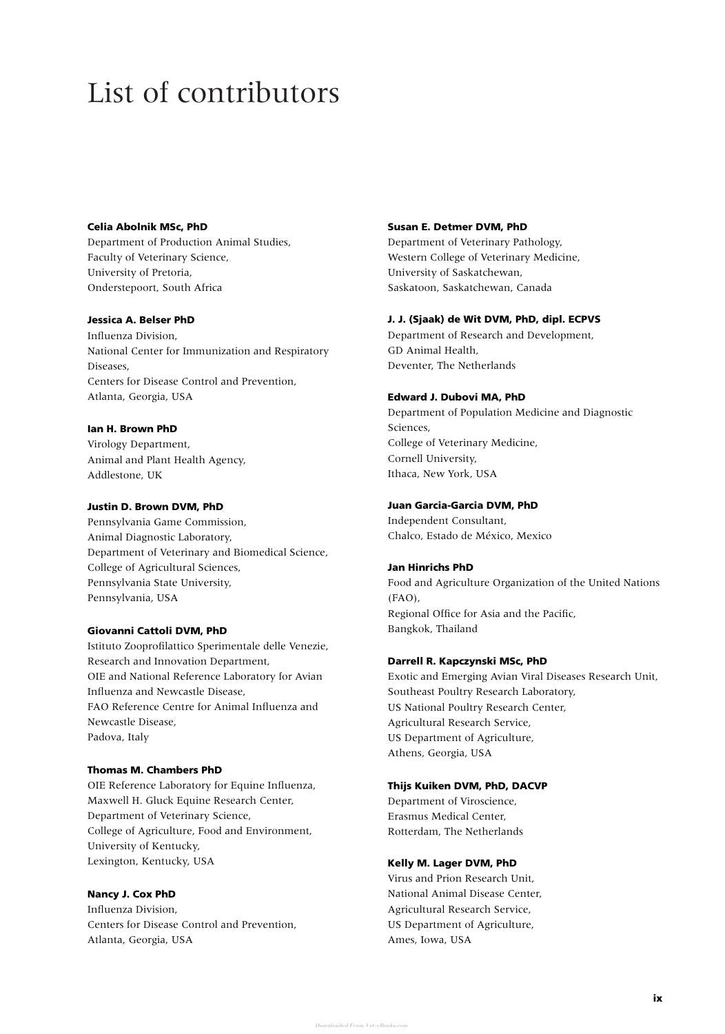 Animal Influenza 2nd Edition